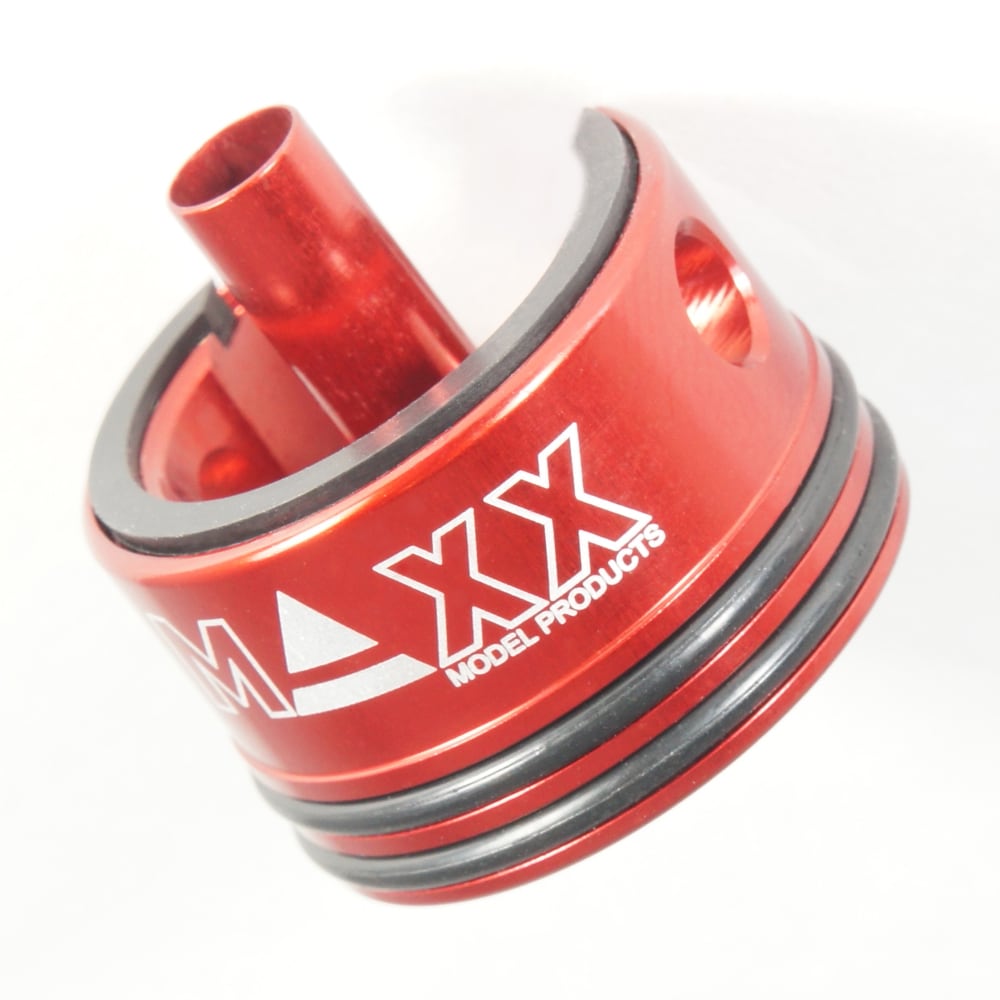 Maxx Model Cabeza Cilindro Aluminio CNC Doble O-Ring